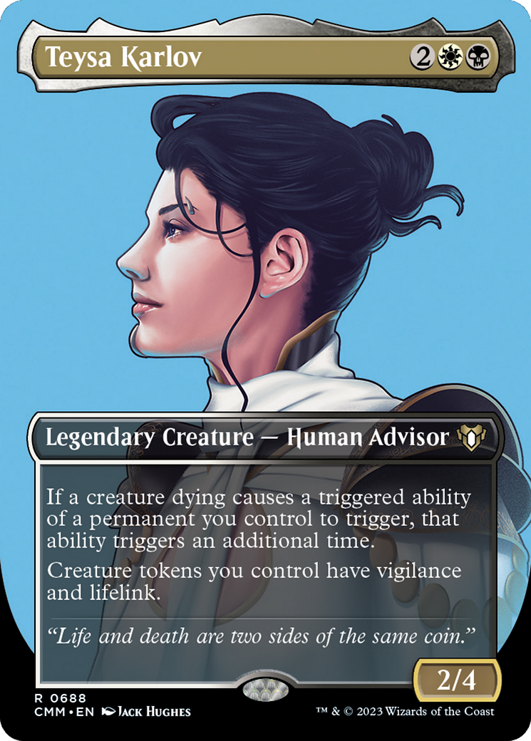 Teysa Karlov (Borderless Profile) [Commander Masters] | Grognard Games
