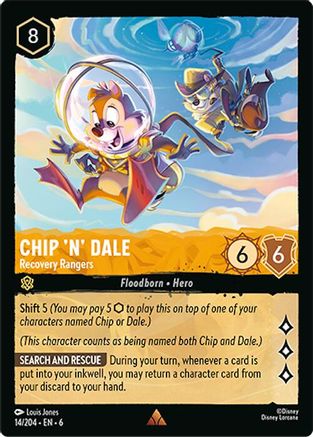 Chip 'n' Dale - Recovery Rangers (14/204) [Azurite Sea] | Grognard Games