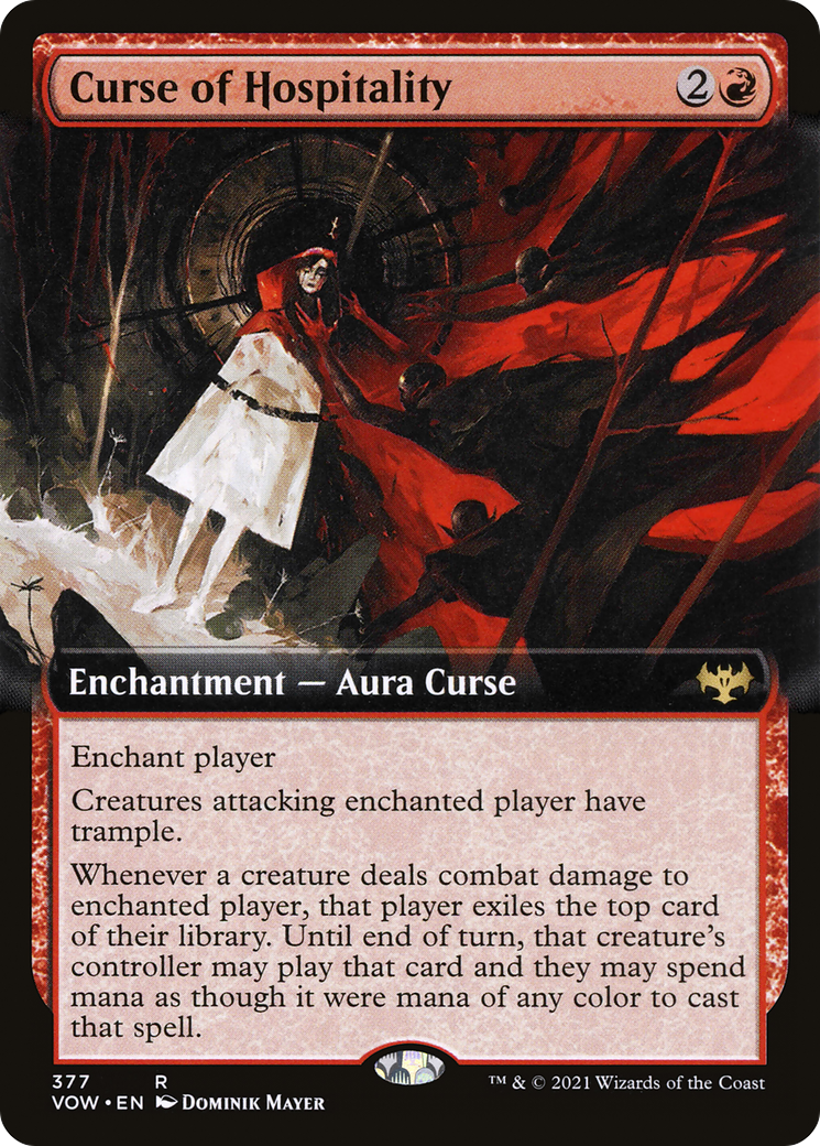 Curse of Hospitality (Extended) [Innistrad: Crimson Vow] | Grognard Games
