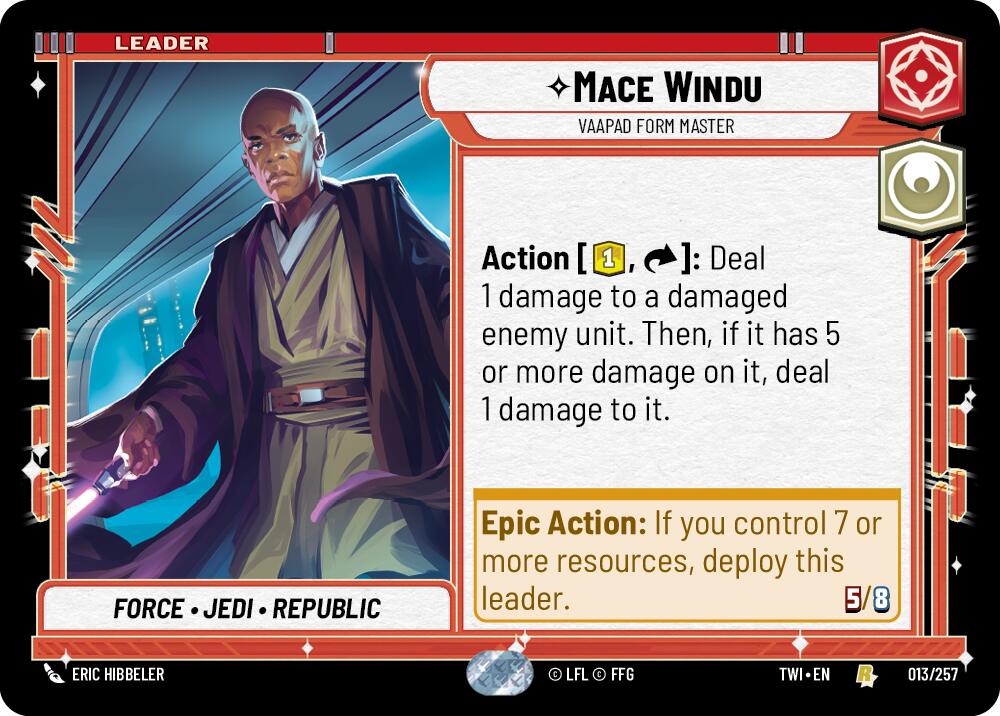 Mace Windu - Vaapad Form Master (013/257) [Twilight of the Republic] | Grognard Games
