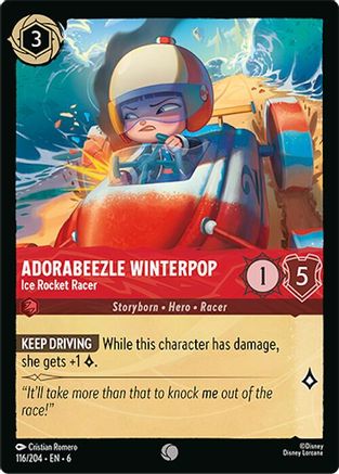 Adorabeezle Winterpop - Ice Rocket Racer (116/204) [Azurite Sea] | Grognard Games