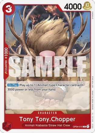Tony Tony.Chopper (Tournament Pack 2024 Oct.-Dec.) (OP04-010) - One Piece Promotion Cards | Grognard Games