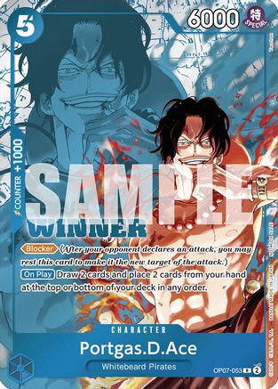 Portgas.D.Ace (Winner Pack 2024 Oct.-Dec.) (OP07-053) - One Piece Promotion Cards Foil | Grognard Games