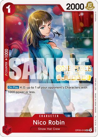 Nico Robin (Judge Pack Vol. 4) (OP05-010) - One Piece Promotion Cards Foil | Grognard Games