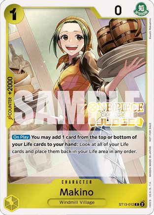 Makino (Judge Pack Vol. 4) (ST13-012) - One Piece Promotion Cards Foil | Grognard Games