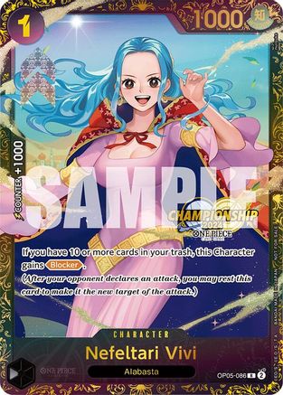 Nefeltari Vivi (October Championship 2024 Store Regionals) (OP05-086) - One Piece Promotion Cards Foil | Grognard Games