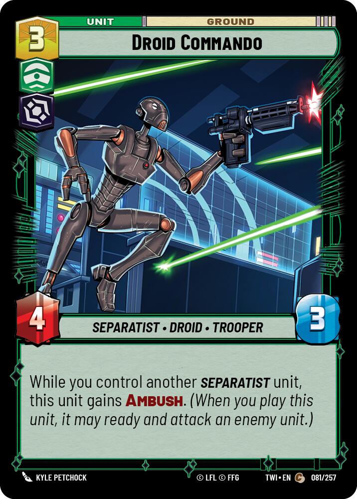 Droid Commando (081/257) [Twilight of the Republic] | Grognard Games