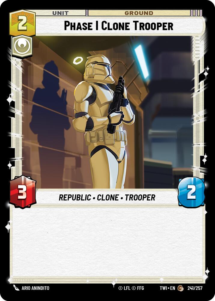 Phase I Clone Trooper (241/257) [Twilight of the Republic] | Grognard Games