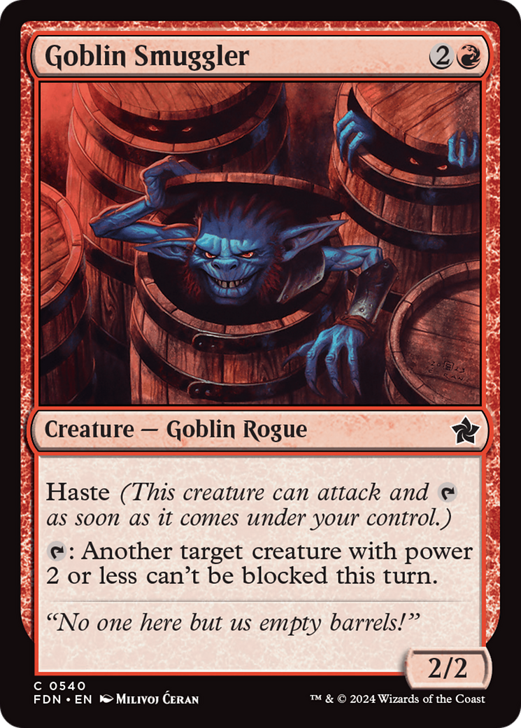 Goblin Smuggler [Foundations] | Grognard Games