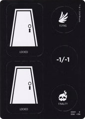 Punch Card Token (1 // 2) [Duskmourn: House of Horror Tokens] | Grognard Games