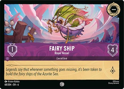 Fairy Ship - Royal Vessel (68/204) [Azurite Sea] | Grognard Games