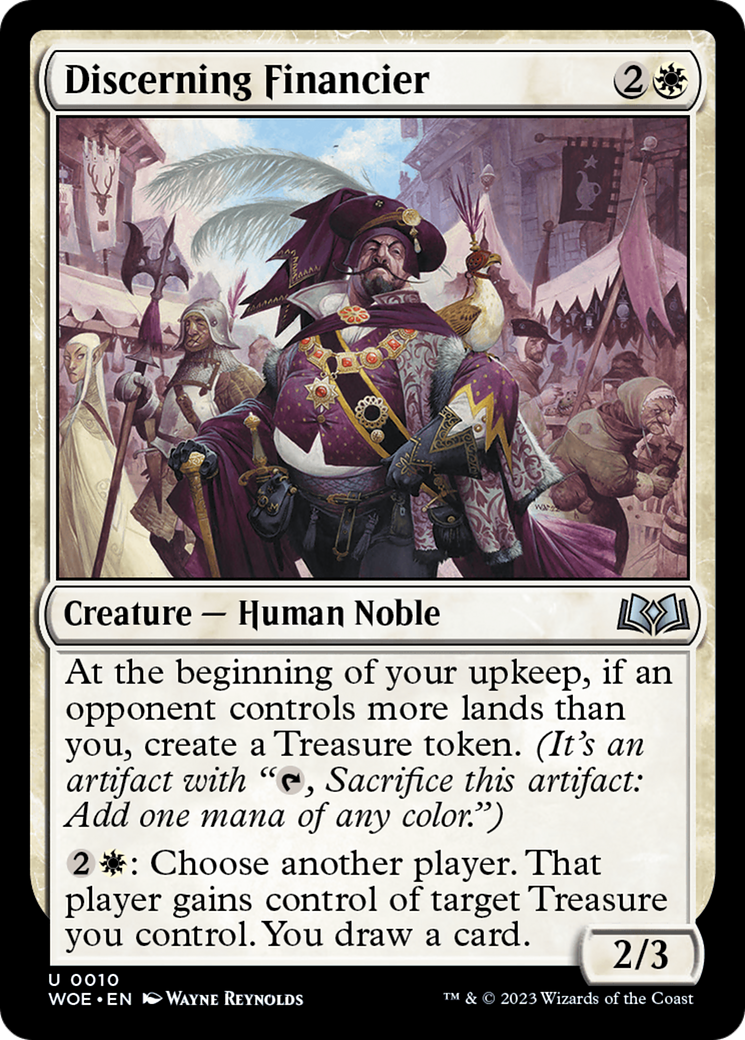 Discerning Financier [Wilds of Eldraine] | Grognard Games