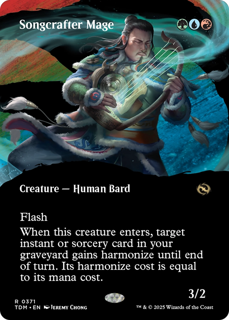 Songcrafter Mage (Borderless) [Tarkir: Dragonstorm] | Grognard Games