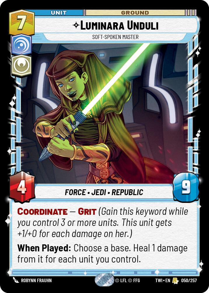 Luminara Unduli - Soft-Spoken Master (050/257) [Twilight of the Republic] | Grognard Games