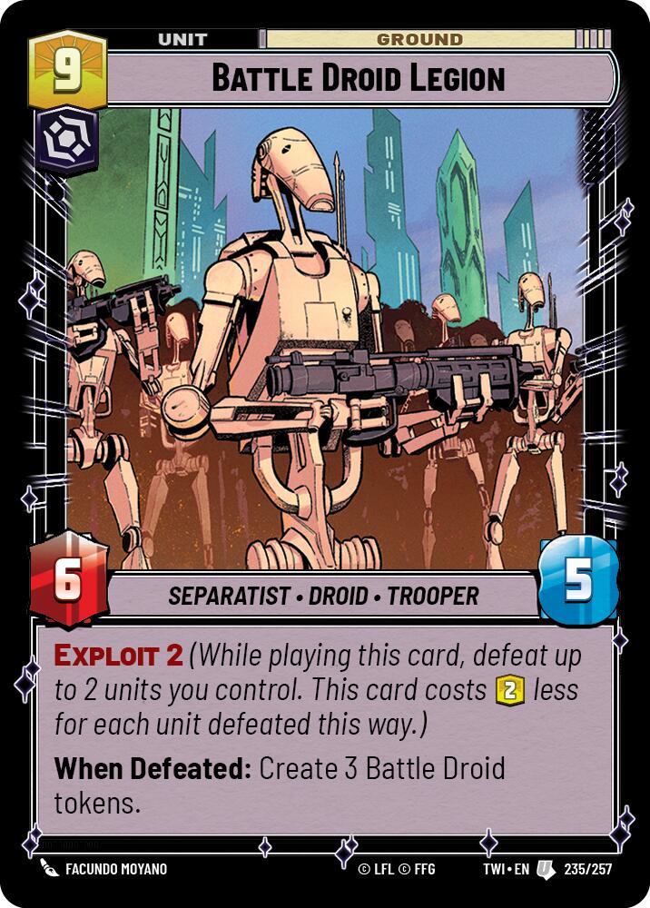 Battle Droid Legion (235/257) [Twilight of the Republic] | Grognard Games