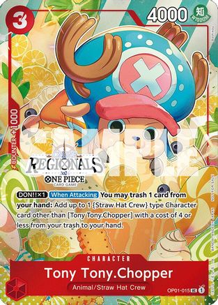 Tony Tony.Chopper (Online Regional 2024 Vol. 3) (OP01-015) - One Piece Promotion Cards | Grognard Games