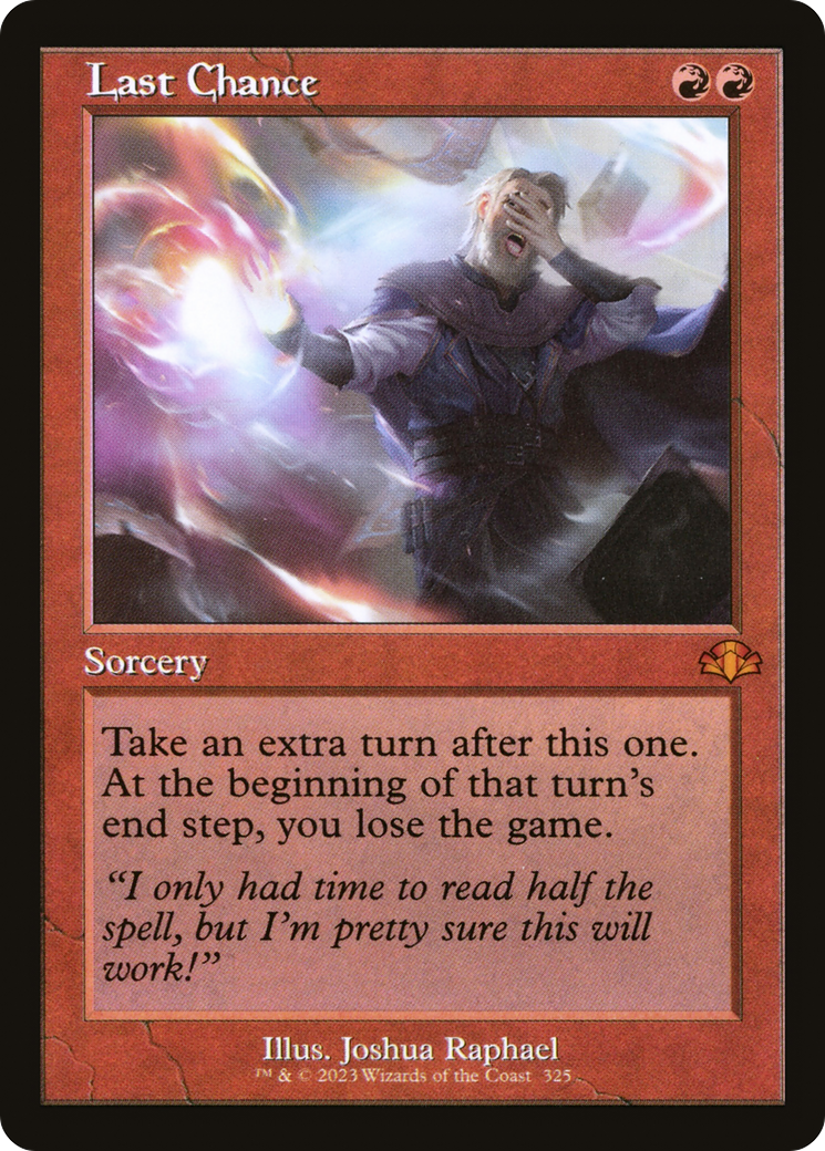 Last Chance (Retro) [Dominaria Remastered] | Grognard Games