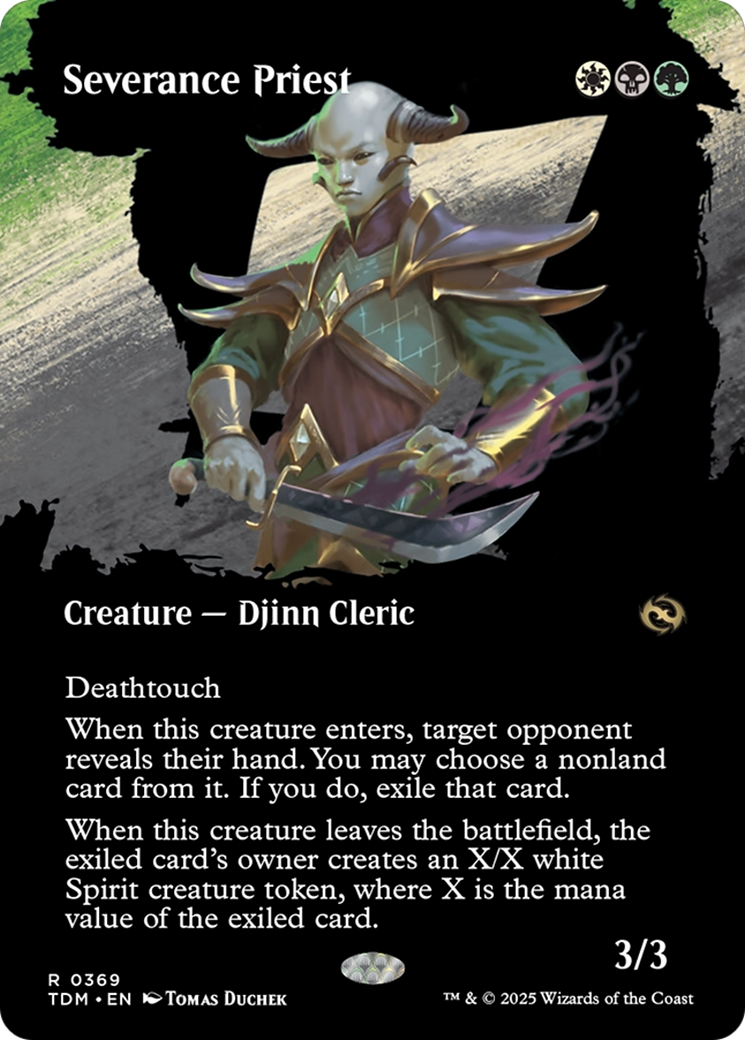 Severance Priest (Borderless) [Tarkir: Dragonstorm] | Grognard Games