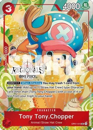 Tony Tony.Chopper (Offline Regional 2024 Vol. 3) (OP01-015) - One Piece Promotion Cards | Grognard Games