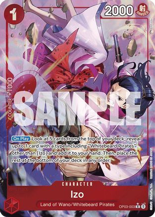 Izo (OP03-003) (Alternate Art) (OP03-003) - Premium Booster -The Best- Foil | Grognard Games