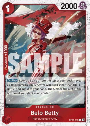 Belo Betty (Jolly Roger Foil) (OP05-015) - Premium Booster -The Best- Foil | Grognard Games