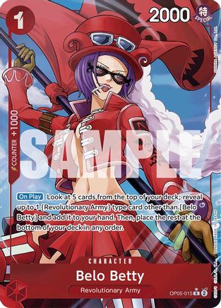 Belo Betty (Alternate Art) (OP05-015) - Premium Booster -The Best- Foil | Grognard Games