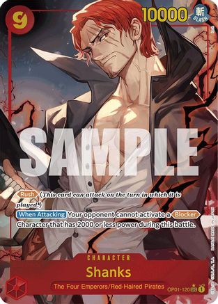 Shanks (OP01-120) (Alternate Art) (OP01-120) - Premium Booster -The Best- Foil | Grognard Games