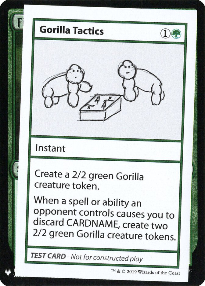 Gorilla Tactics [Mystery Booster Playtest Cards] | Grognard Games