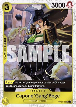 Capone"Gang"Bege (OP04-100) (Jolly Roger Foil) (OP04-100) - Premium Booster -The Best- Foil | Grognard Games