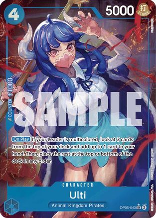 Ulti (Alternate Art) (OP05-043) - Premium Booster -The Best- Foil | Grognard Games