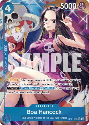 Boa Hancock (OP01-078) (Alternate Art) (OP01-078) - Premium Booster -The Best- Foil | Grognard Games
