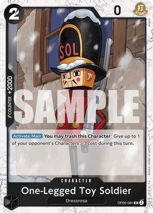One-Legged Toy Soldier (Jolly Roger Foil) (OP05-081) - Premium Booster -The Best- Foil | Grognard Games