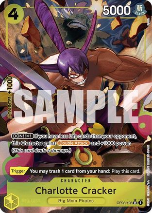 Charlotte Cracker (Alternate Art) (OP03-108) - Premium Booster -The Best- Foil | Grognard Games