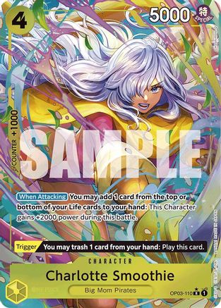 Charlotte Smoothie (Alternate Art) (OP03-110) - Premium Booster -The Best- Foil | Grognard Games
