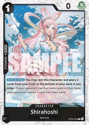 Shirahoshi (OP05-082) (Jolly Roger Foil) (OP05-082) - Premium Booster -The Best- Foil | Grognard Games