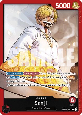 Sanji (PRB01-001) (PRB01-001) - Premium Booster -The Best- | Grognard Games