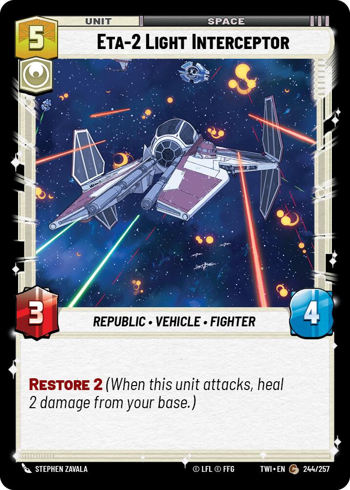 ETA-2 Light Interceptor (244/257) [Twilight of the Republic] | Grognard Games