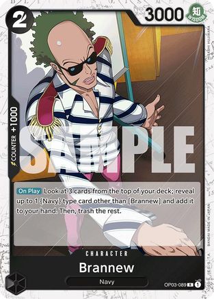 Brannew (Jolly Roger Foil) (OP03-089) - Premium Booster -The Best- Foil | Grognard Games