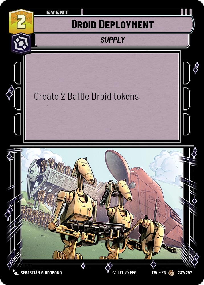 Droid Deployment (237/257) [Twilight of the Republic] | Grognard Games
