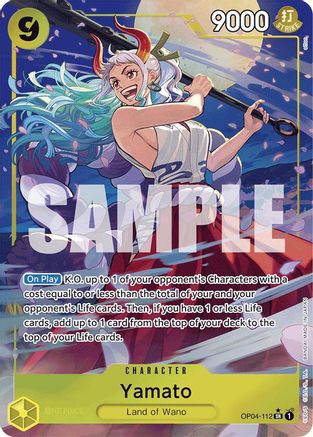 Yamato (OP04-112) (Alternate Art) (OP04-112) - Premium Booster -The Best- Foil | Grognard Games