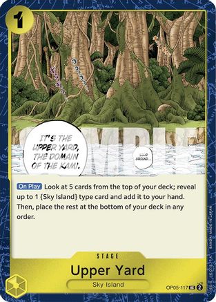 Upper Yard (Jolly Roger Foil) (OP05-117) - Premium Booster -The Best- Foil | Grognard Games