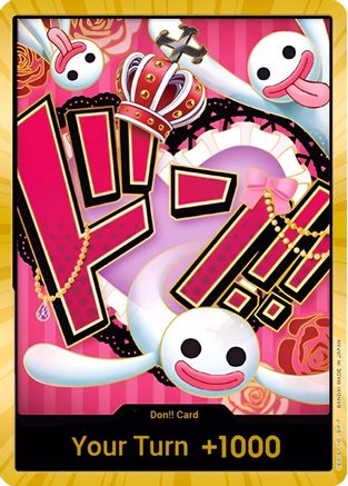 DON!! Card (Perona) (Gold) - Premium Booster -The Best- Foil | Grognard Games