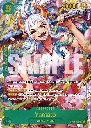 Yamato (OP01-121) (Alternate Art) (OP01-121) - Premium Booster -The Best- Foil | Grognard Games