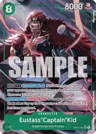 Eustass"Captain"Kid (OP01-051) (Alternate Art) (OP01-051) - Premium Booster -The Best- Foil | Grognard Games