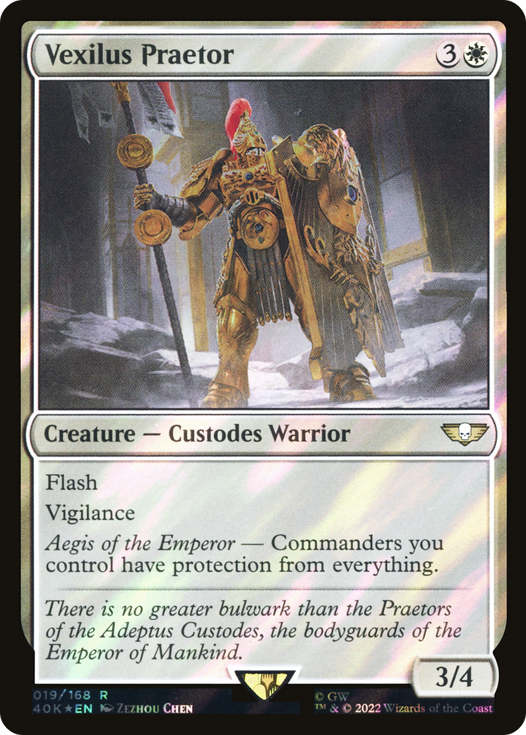 Vexilus Praetor (Surge Foil) [Universes Beyond: Warhammer 40,000] | Grognard Games