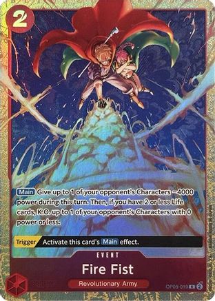 Fire Fist (Premium Card Collection -Best Selection Vol. 2-) (OP05-019) - One Piece Promotion Cards Foil | Grognard Games