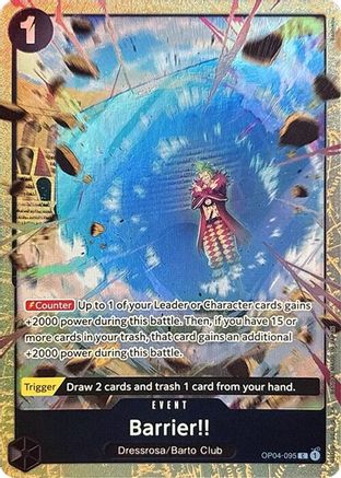 Barrier!! (Premium Card Collection -Best Selection Vol. 2-) (OP04-095) - One Piece Promotion Cards Foil | Grognard Games