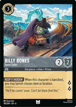 Billy Bones - Space Sailor (185/204) [Azurite Sea] | Grognard Games