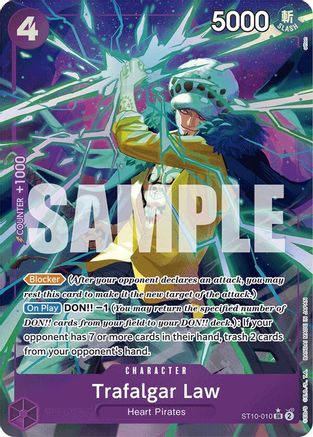 Trafalgar Law (ST10-010) (Alternate Art) (ST10-010) - Premium Booster -The Best- Foil | Grognard Games