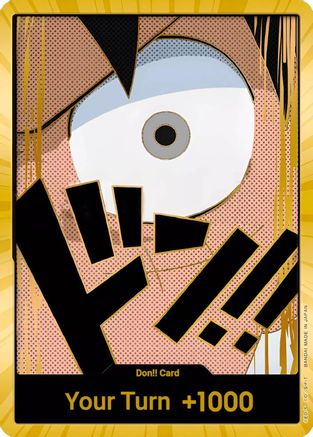 DON!! Card (Luffy) (Gold) - Premium Booster -The Best- Foil | Grognard Games